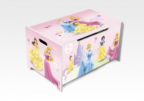 Boîte à Jouets en Bois Princesse Disney