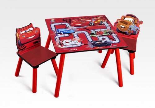 Ensemble Table & Chaises Cars