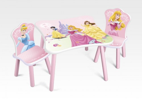 Ensemble Table & Chaises Princesse Disney