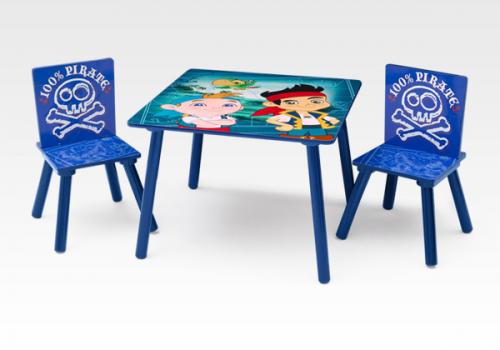 Ensemble Table et Chaises Jake et les Pirates du Pays Imaginaire