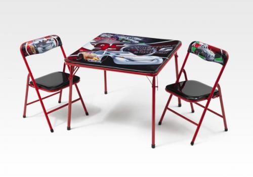 Ensemble Table  & Chaises Pliantes Cars